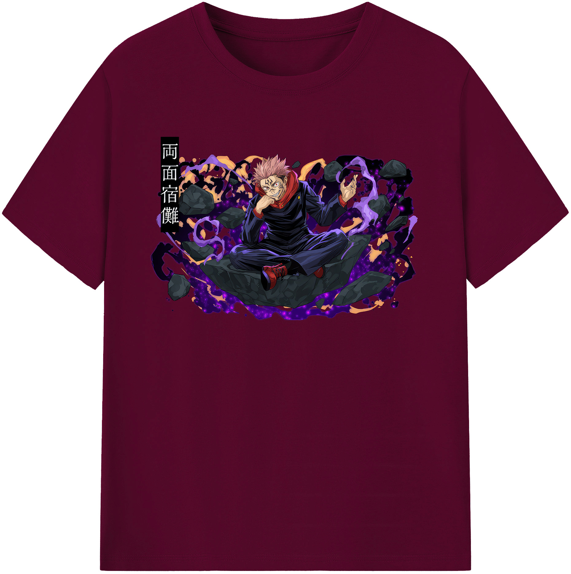（画像用） 呪術廻戦 Jujutsu Kaisen レディースカジュアルプリントTシャツ（綿100％）